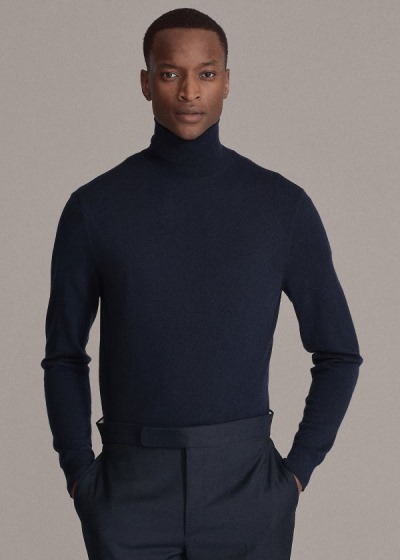 Men's Ralph Lauren Cashmere Turtleneck Sweater | 627438HLE